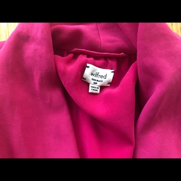Aritzia Wilfred Sabine Dress hot pink xxs - Picture 8 of 8